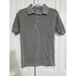 Redhead brand co small men's grey polo short sleeve shirt